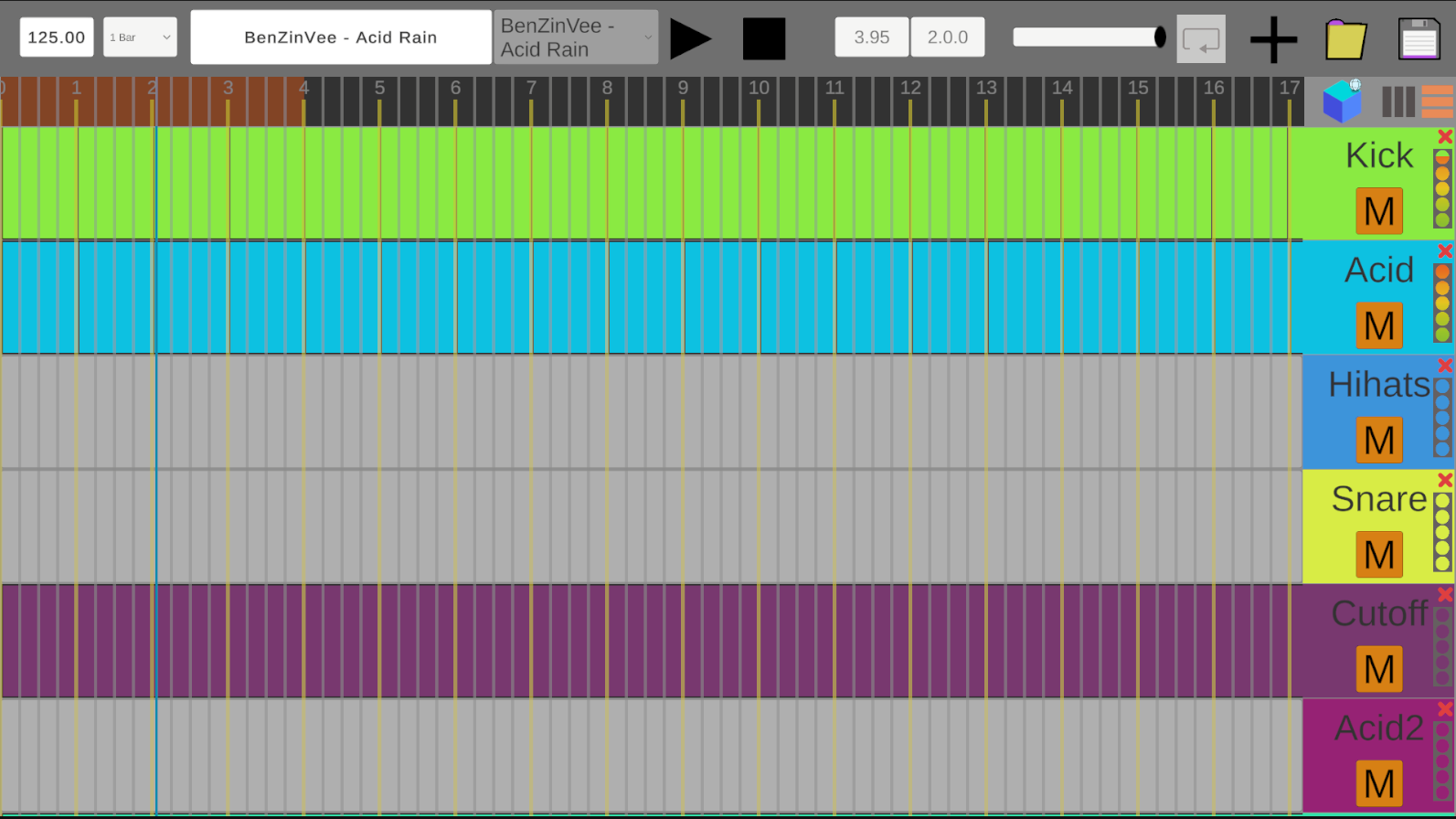 Visualizer Piano Roll